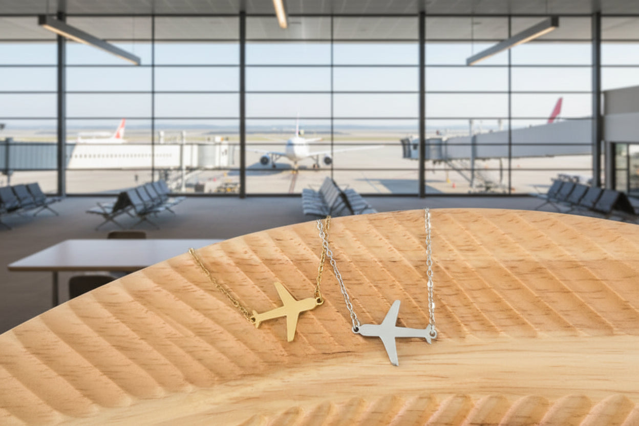 Airplane Pendant Necklace