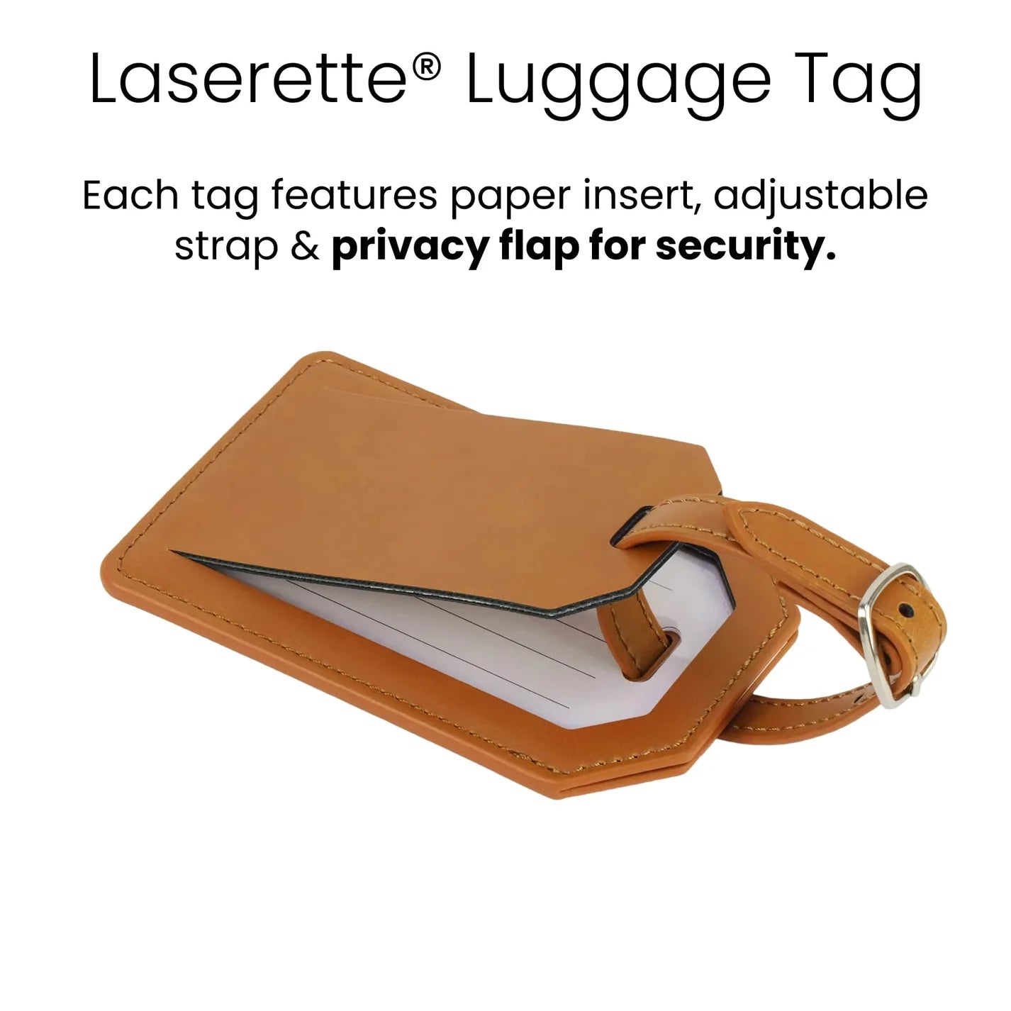 Engravable Luggage Tag