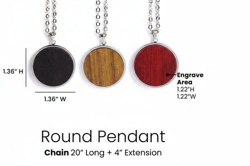 Wooden Pendant Necklaces