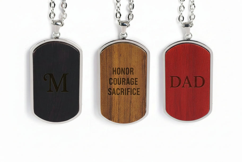 Wooden Pendant Necklaces